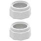 2) Polaris D15 Swimming Pool Cleaner 180 280 380 Feed Hose Nuts Part D-15, White