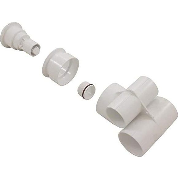 Jet Body, WW Poly Storm Gunite, a1-1/2"s, w2"s, Tee, White, Thd - Getlegitdeals