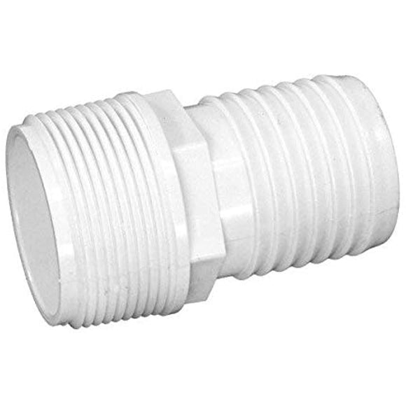 Waterway Plastics 806105086167 Barb Adapter 1-1/2" Barb x 1-1/2" Male Pipe Thread - Getlegitdeals