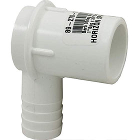 Waterway Plastics 806105083258 1" Spigot x 3/4" Barb 90 Adapter - Getlegitdeals