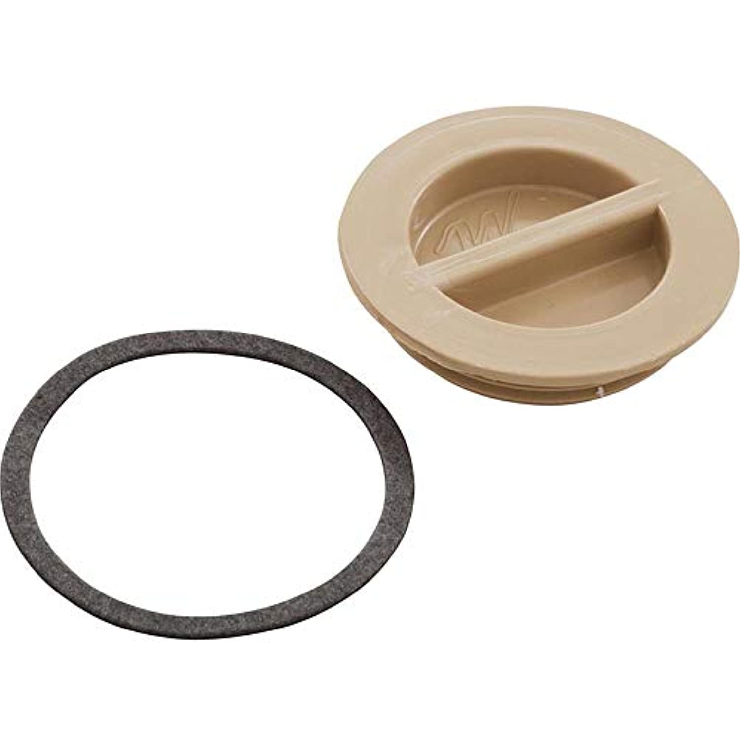 Waterway Plasti Flush Plug 1 1/2" with Gasket - Beige - Getlegitdeals