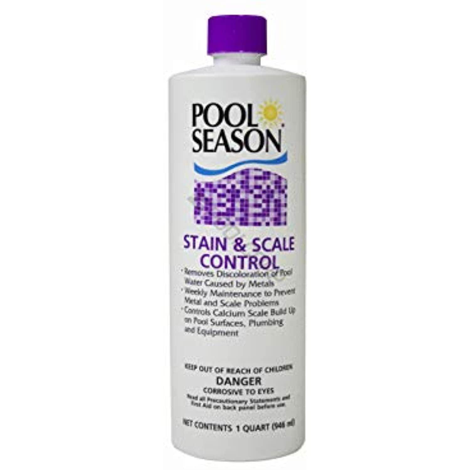 Pool Season Stain and Scale Control 1 Qt. Bottle for Swimming Pools - Getlegitdeals