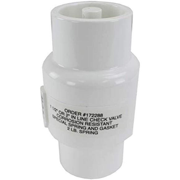 NEW Pentair R172288 Rainbow Chlorinator 1 1/2" x 2" Slip Check Valve 300 320 322 - Getlegitdeals