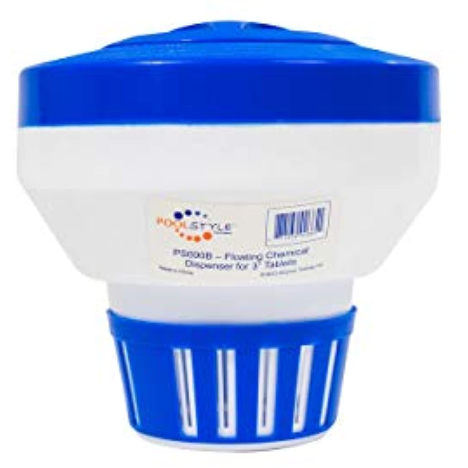 Pool Style PS690 Chemical Dispenser for 3" Tablets Blue amp; White - Getlegitdeals