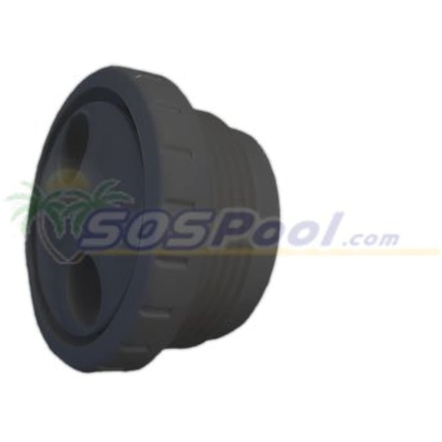 Pool Spa Pulsator Fitting Black 1 1/2 inch MPT Waterway 212-9171