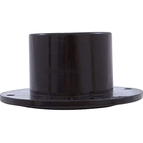 Custom Molded Products Wall Fitting, 1-1/2" fpt x 2" Insider, 3-1/2" fd, Black #25524-204-000 - Getlegitdeals