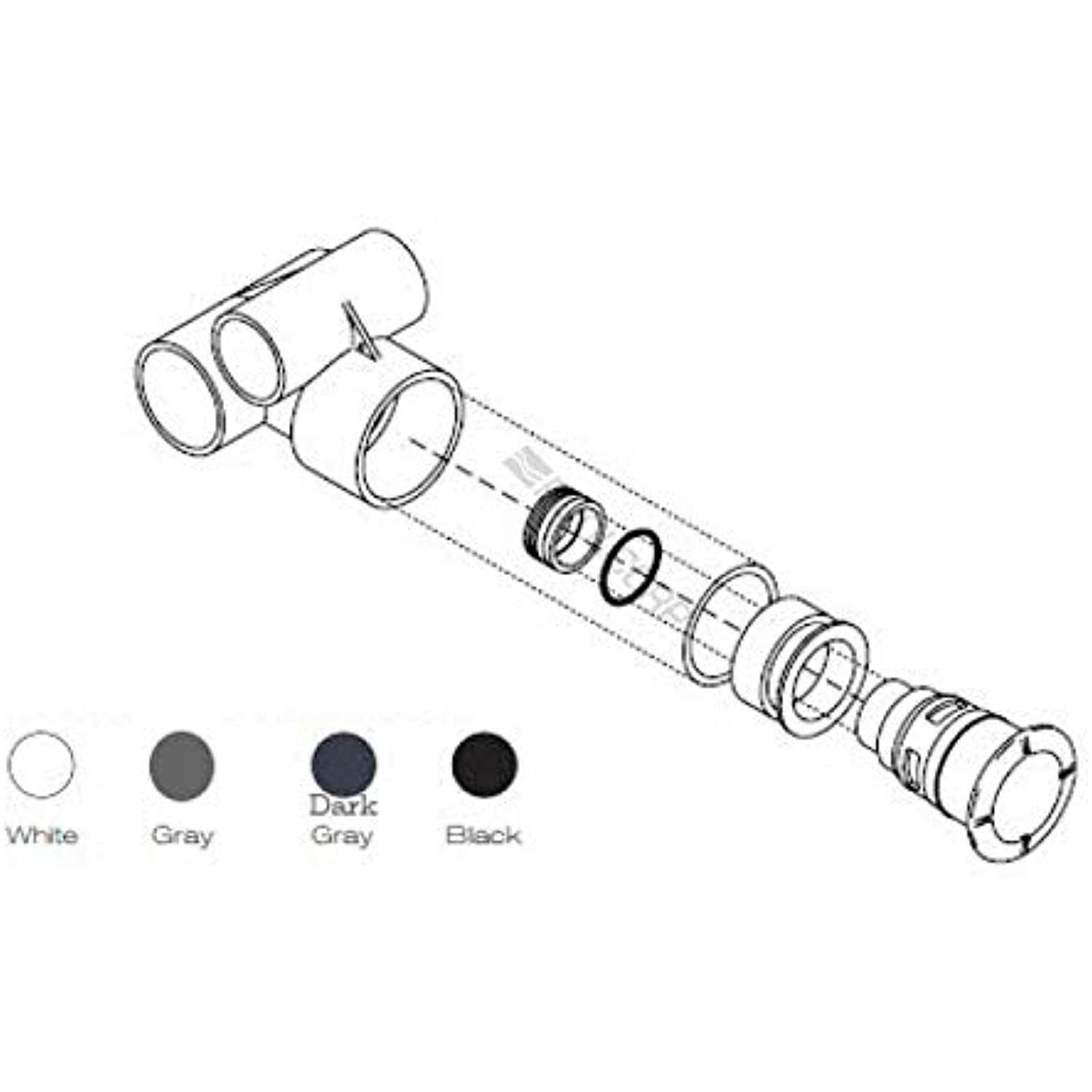 Waterway Plastics Jet Body Assy, WW Poly Strm Gunite, a1 spg, w1-1/2 spg, Wht, THD - Getlegitdeals