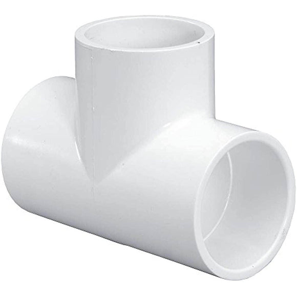 Lasco 401-040 4-Inch White Tee Socket Replacement for Lasco Schedule 40 Solvent Weld PVC Pipe - Getlegitdeals