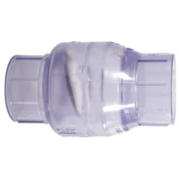 Super Pro SP0830-15C 2" Spring Check Valve 0830-15C Clear (1/4 Pound) - Getlegitdeals