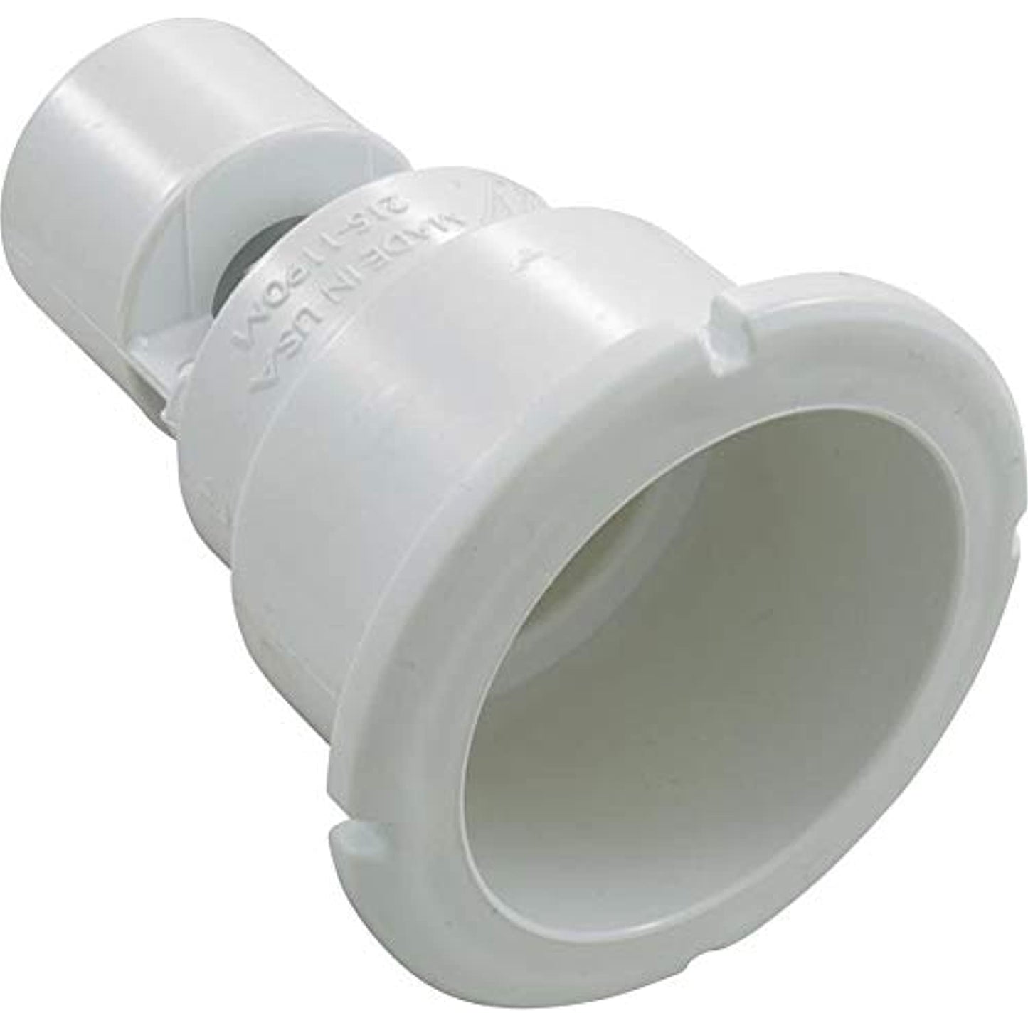 Waterway 215-1190 Poly Storm Gunite Threaded White Wall Fitting