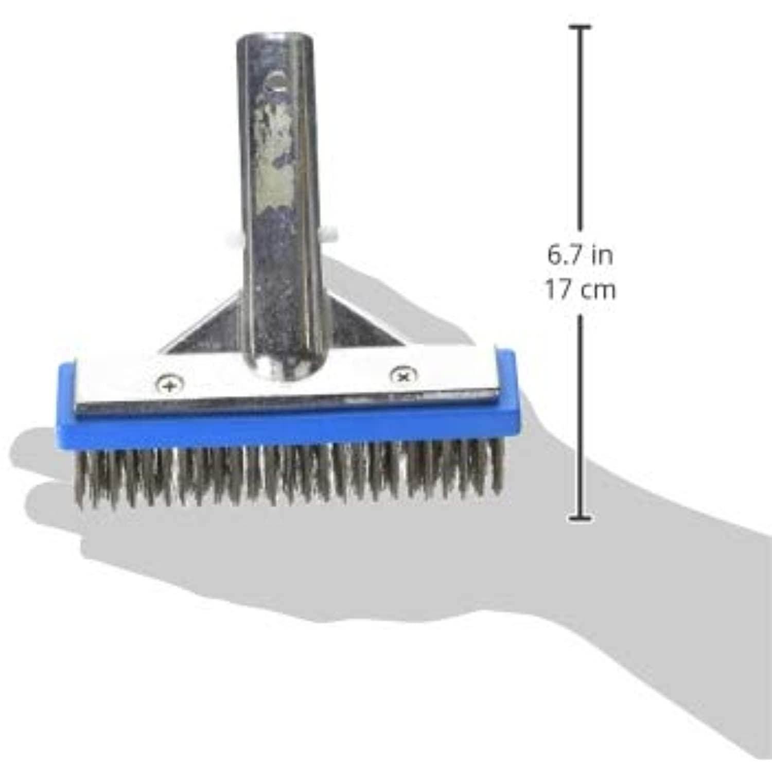 Pentair R111616 604A Back Aluminum Algae Brush with Stainless Steel Bristle, 6-Inch - Getlegitdeals