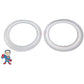 Waterway Set of (2) 2 1/2" Spa Hot Tub Pump Union T Gasket O.D. 3 1/2" 2 3/8" I.D.