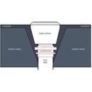 Super Pro 2" Water Stop Fitting, White, 2" SKT 25575-000-000 - Getlegitdeals