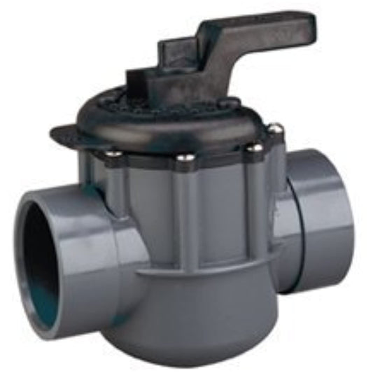 Pentair 263036 Grey44; Black Diverter Valve 2-Way 1.5-Inch