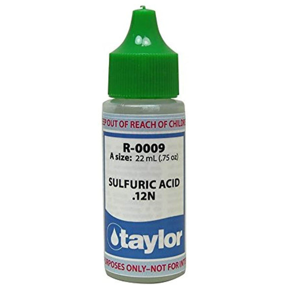TAYLOR TECHNOLOGIES INC R-0009-A SULFURIC ACID .12N 3/4 OZ - Getlegitdeals