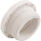 Waterway Plastics Eyball Fitt.Slot Opening 1 1/2" Mpt - White