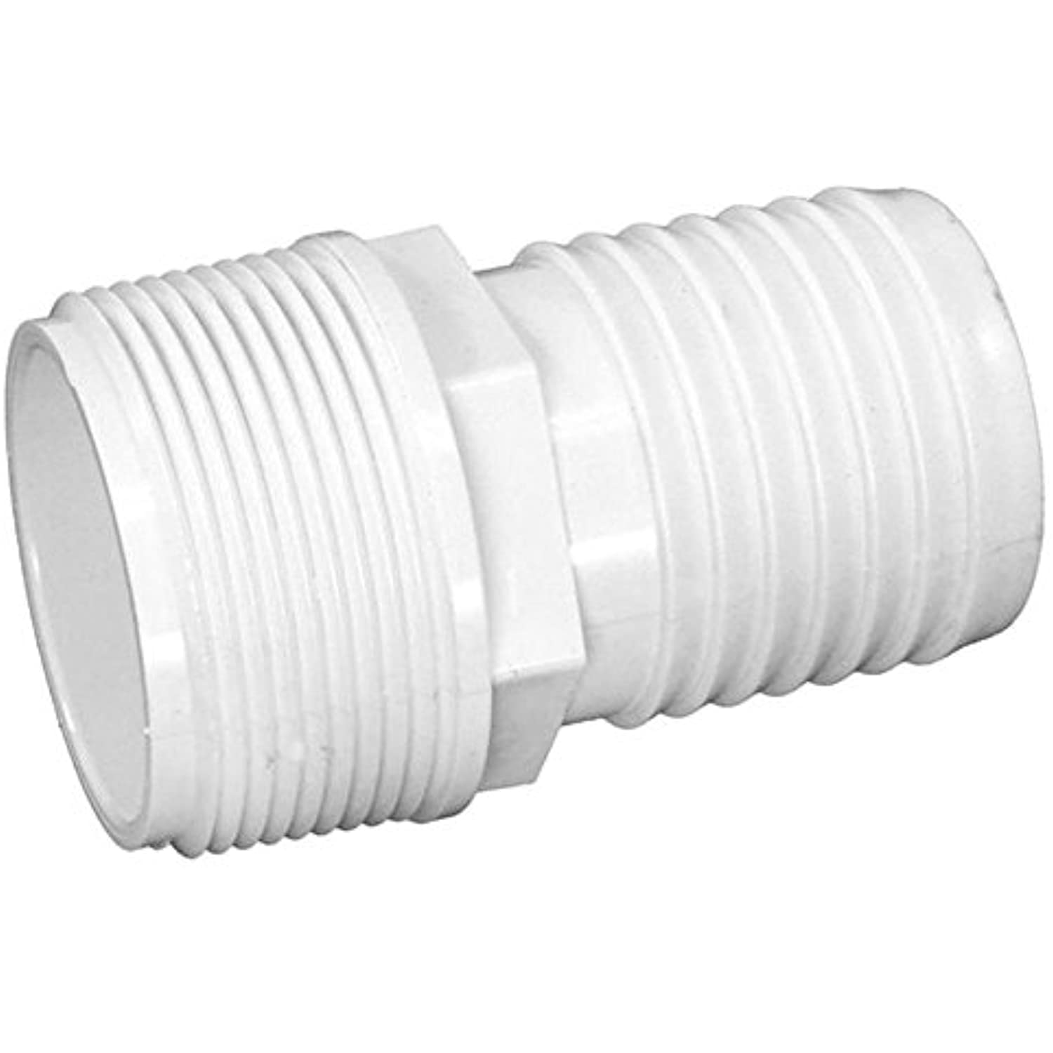 Waterway 417-6150 1.5" MPT 1.5" Hose Male Barb Adapter - White - Getlegitdeals