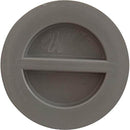 Waterway Plastics WW4004147B 1.5 in. Flush Plug with Gasket44; Gray - Getlegitdeals