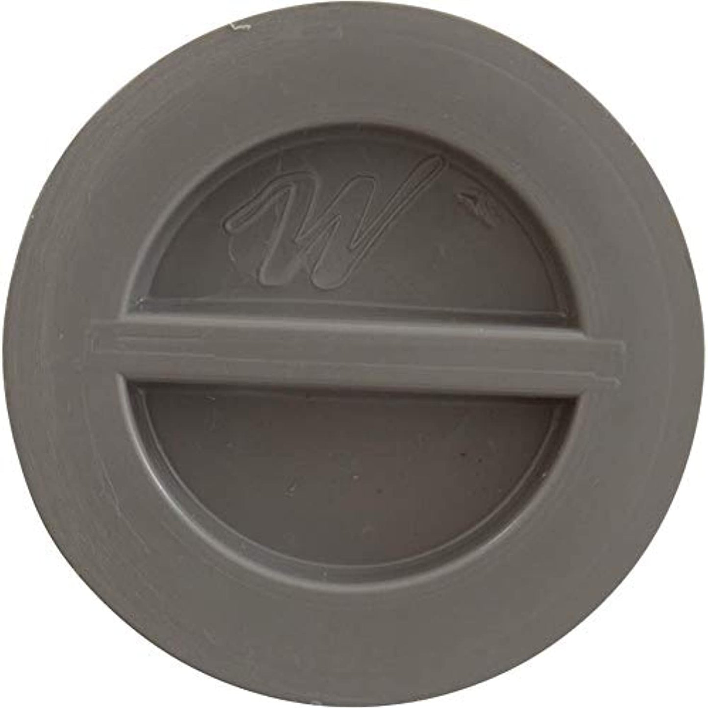 Waterway Plastics WW4004147B 1.5 in. Flush Plug with Gasket44; Gray