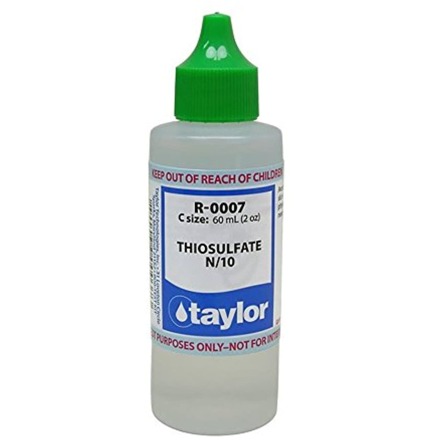 Taylor Technologies R-0007-C Thiosulfate No.7 N/10 2 OZ