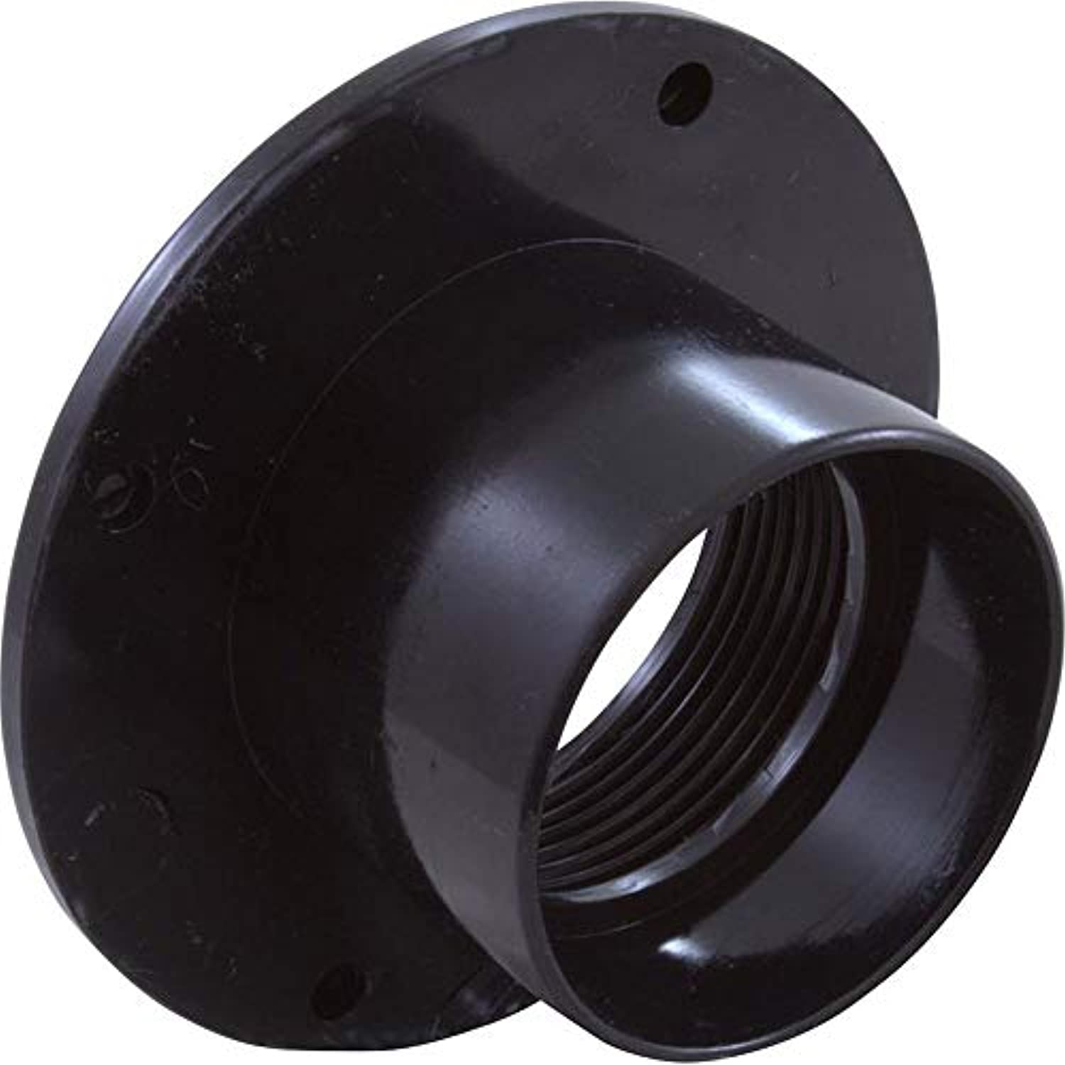 Custom Molded Products Wall Fitting, 1-1/2" fpt x 2" Insider, 3-1/2" fd, Black #25524-204-000 - Getlegitdeals