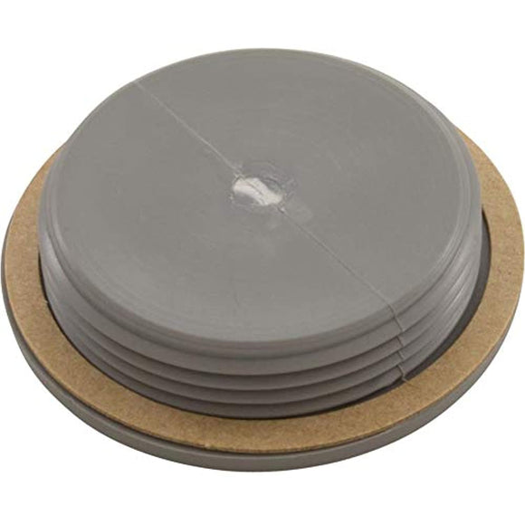 Custom 25542-001-000 1.5" MIP Flat Pool Plug with Gasket - Gray - Getlegitdeals