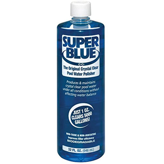 Robarb R20154 Super Blue Clarifier 1-Quart Crystal Clear Pool Water Polisher