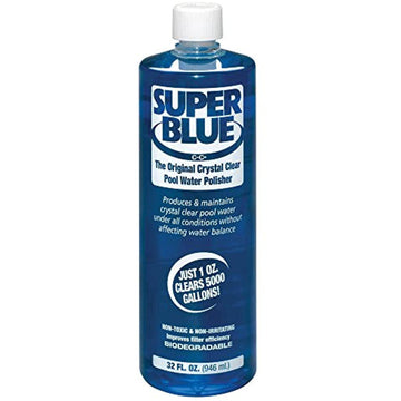 Robarb R20154 Super Blue Clarifier 1-Quart Crystal Clear Pool Water Polisher - Getlegitdeals