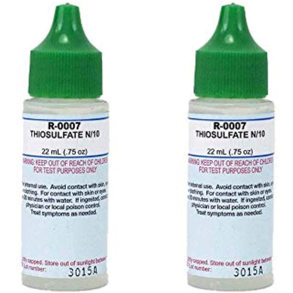 Taylor Swimming Pool Spa Test Kit Thiosulfate .75 Oz Replacement Bottle (2 Pack) - Getlegitdeals