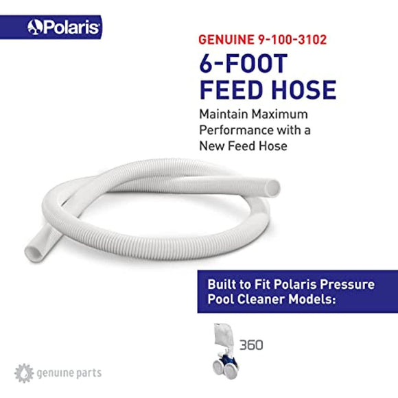 Polaris Genuine Parts 9-100-3102 6ft Feed Hose for 360 pressure-side pool cleaner - Getlegitdeals