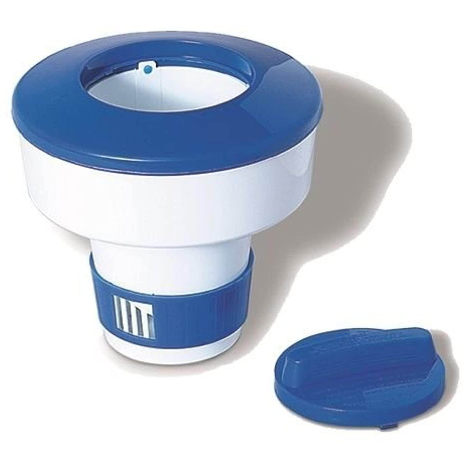 Swimline 8725SL Chlorine Bromine Floating Feeder Blue & White - Getlegitdeals