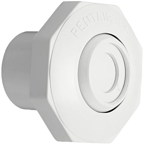 Pentair 542000 1-Inch Economy Insider Slip Inlet with Snap-In and Pressure Test Disk Wall Fittings, White - Getlegitdeals