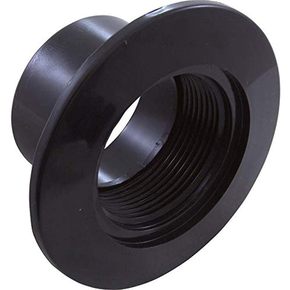 Custom Molded Products Wall Fitting, 1-1/2" fpt x 2" Insider, 3-1/2" fd, Black #25524-204-000 - Getlegitdeals