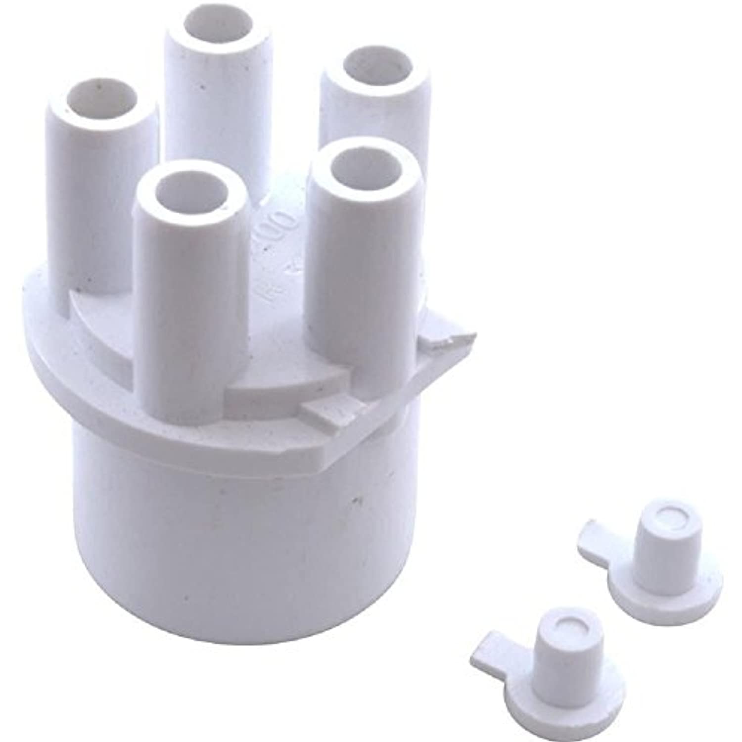 Waterway 672-4100 1" Spigot x 0.37" Barb 5-Port Transition Pool and Spa Manifold - Getlegitdeals