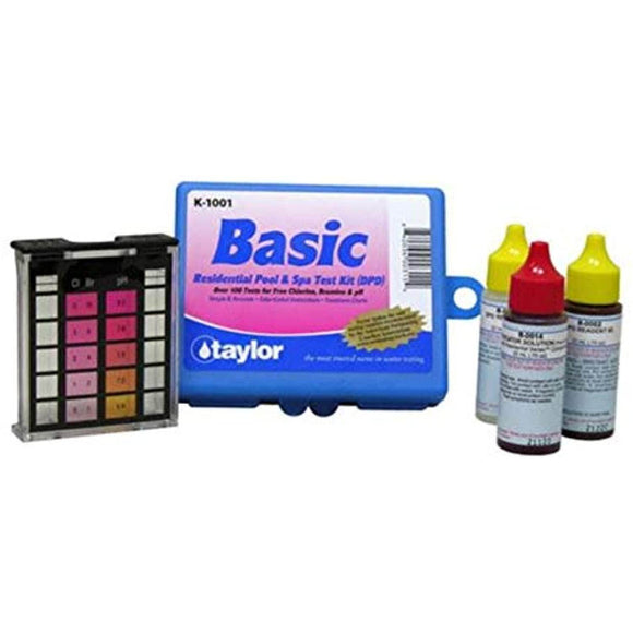 Taylor K-1001 DPD Basic Residential Swimming Pool Spa 3 Way Test Kit (2 Pack) - Getlegitdeals