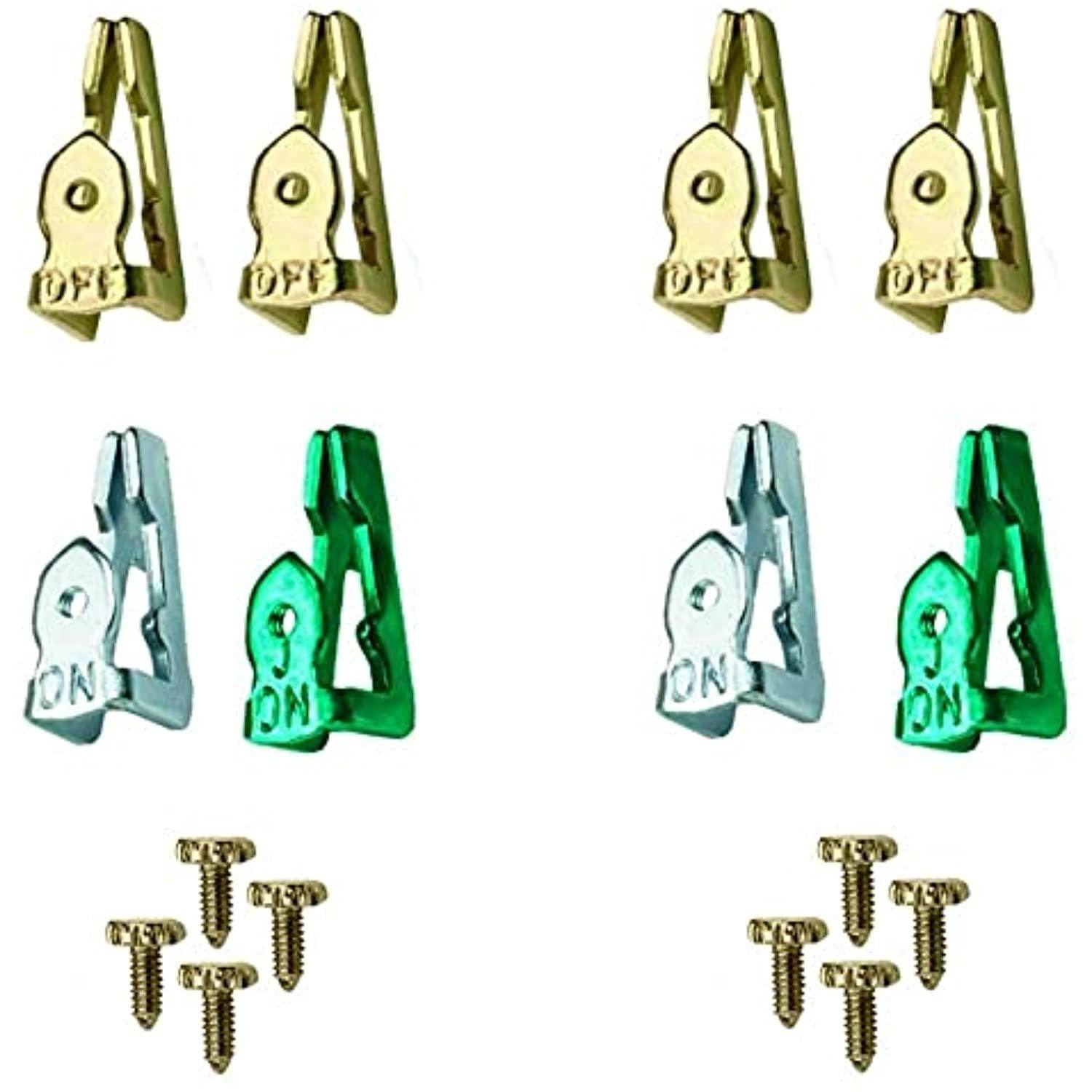 Intermatic 156T1978A Time Switch Trippers for T100 Series Timers 2 On 2 Off With 4 Screws Per Package (2 Pack) - Getlegitdeals