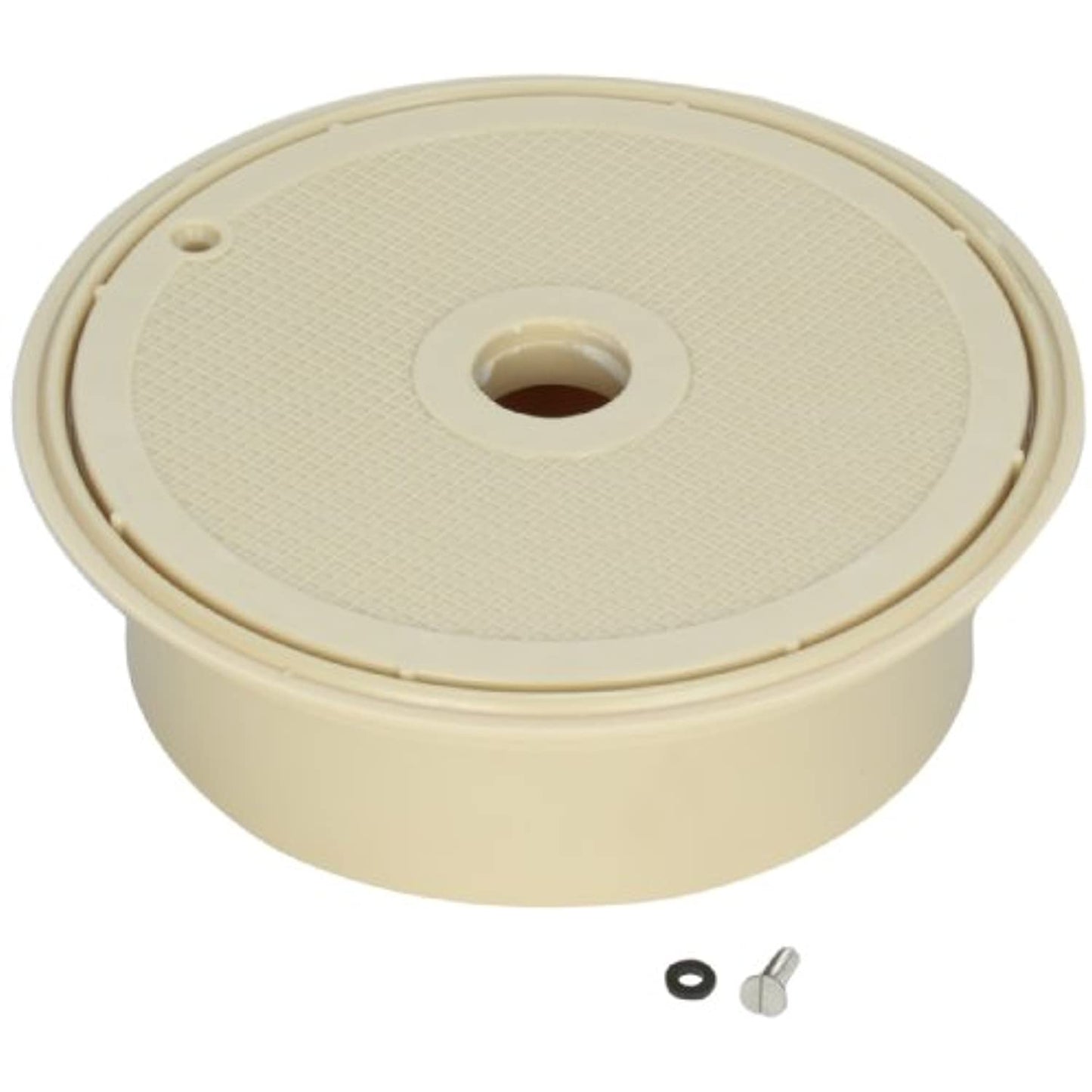 Pentair 86300130 6-Inch Beige ABS Valve Lid and Ring Replacement Pool/Spa Specialty Fittings