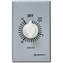 Intermatic FF15MC 15-Minute Spring Wound Countdown Wall Timer, Brushed Metal - Getlegitdeals