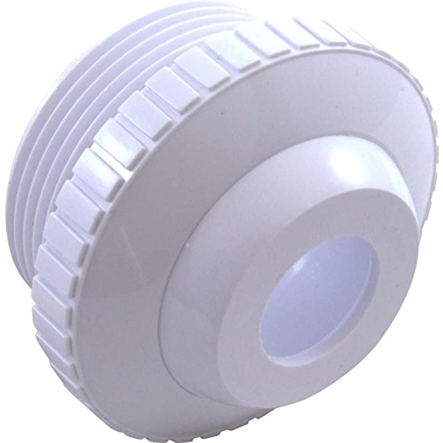 Custom 25552-300-000 1.5" MPT x 0.75" Eye Outlet fitting White - Getlegitdeals