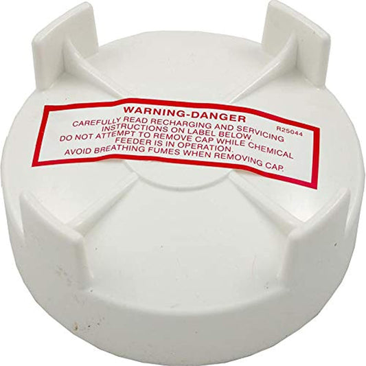 Pentair White Chlorinator and Filter Cap Lid for Rainbow Feeders and Filters - R172008W