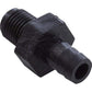 Barb Adapter, Waterway 3/8" Barb x 1/4" Male Pipe Thread