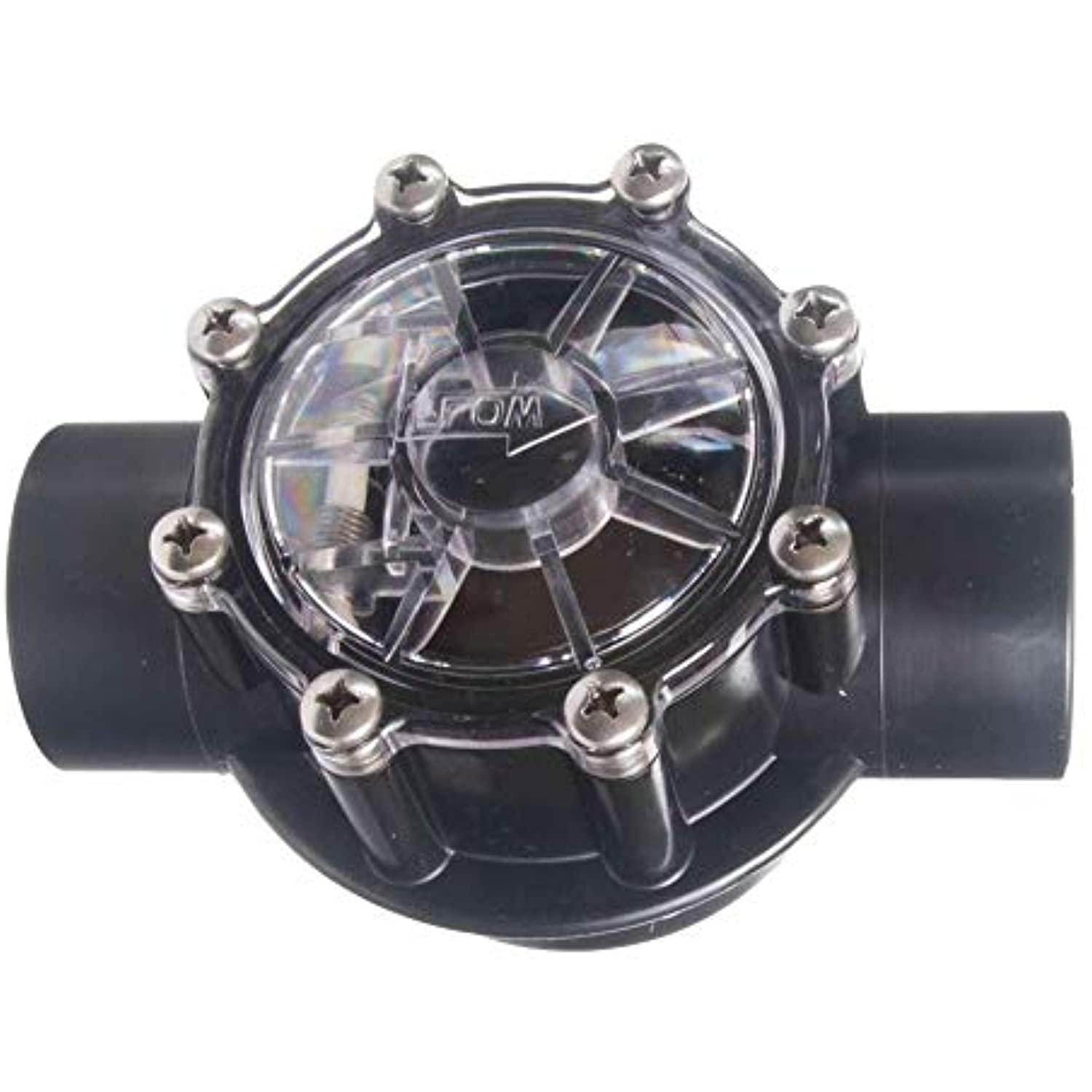 CUSTOM MOLDED PRODUCTS INC CMP 25830-250-000 Hydroseal Black Check Valve 2.5'' Socket x 3'' Spigot - Getlegitdeals