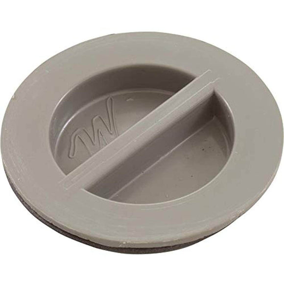 Waterway Plastics WW4004147B 1.5 in. Flush Plug with Gasket44; Gray - Getlegitdeals