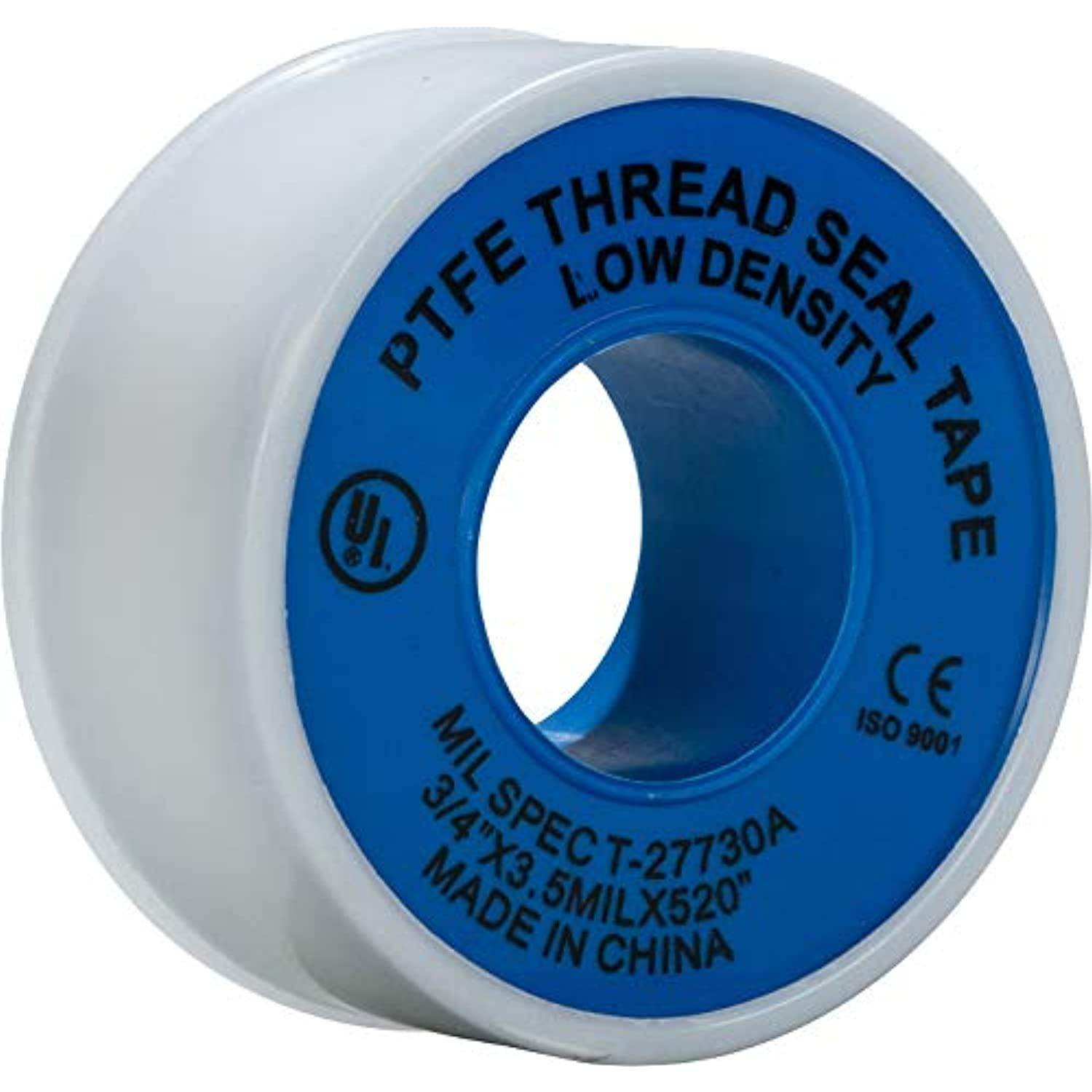 Weld-On 87755 Thread Seal Tape with PTFE, 3/4 inch by 520 inches, White - Getlegitdeals