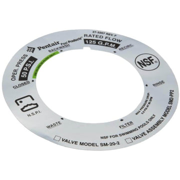 Pentair 273207 2-Inch De Label Replacement for Pentair Pool and Spa Filter - Getlegitdeals