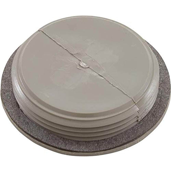 Waterway Plastics WW4004147B 1.5 in. Flush Plug with Gasket44; Gray - Getlegitdeals