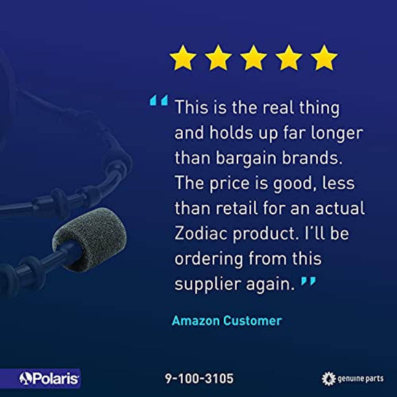 Polaris Genuine Parts 9-100-3105 Sweep Hose Scrubber Replacement Compatible with Polaris Models 280, 360, 380, 3900 SPORT, TR28P, TR35P, TR36P, 180 - Getlegitdeals