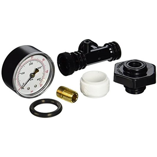 Pentair 24850-0105 Valve and Gauge Assembly Replacement for Select Sta-Rite Pool and Spa Filters - Black