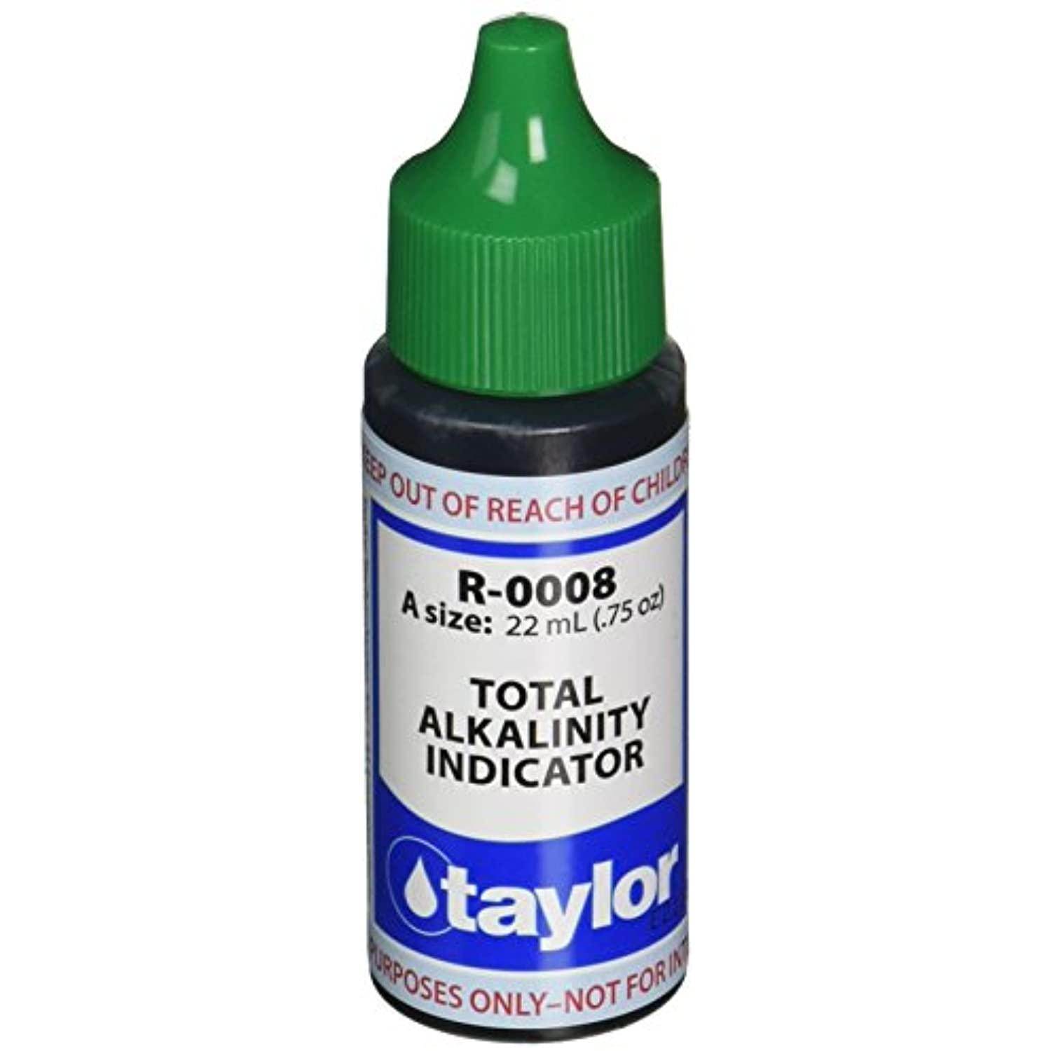 TAYLOR TECHNOLOGIES INC R-0008-A TOTAL ALKALINITY IND 3/4 OZ - Getlegitdeals