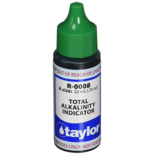 TAYLOR TECHNOLOGIES INC R-0008-A TOTAL ALKALINITY IND 3/4 OZ